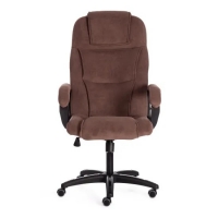 Кресло BERGAMO (22) флок коричневый / пластик чёрный - Изображение 2